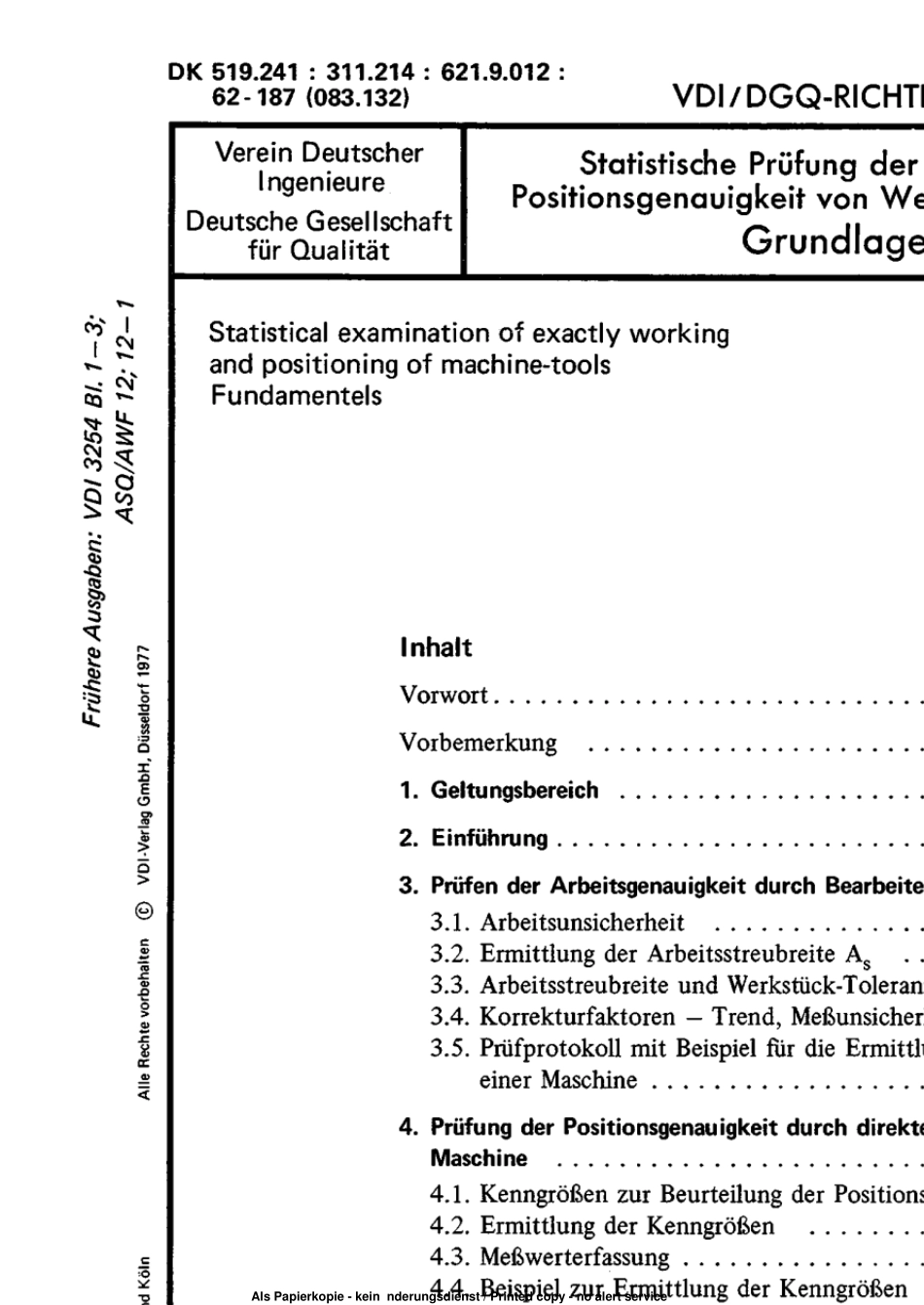 德国机床精度标准VDI34411977_第1页