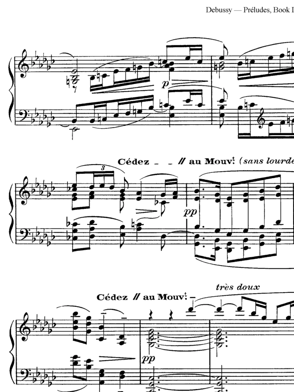 德彪西亚麻色头发的少女LaFilleAuxCheceuxDeLin谱_第2页