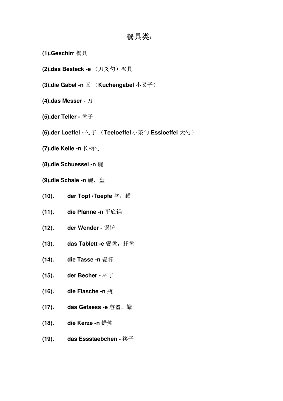 德语常用单词_第1页
