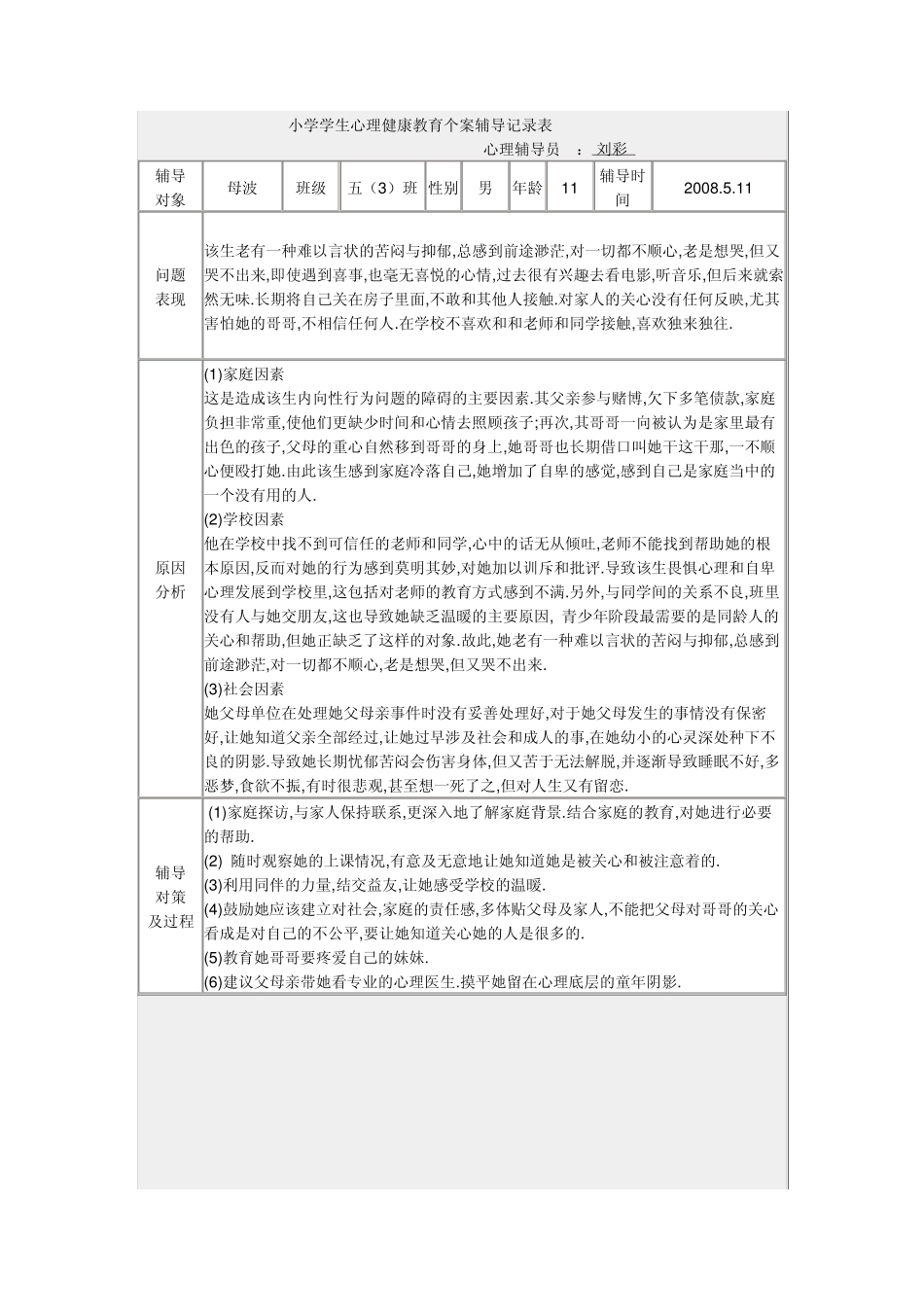 心理健康辅导记录_第2页