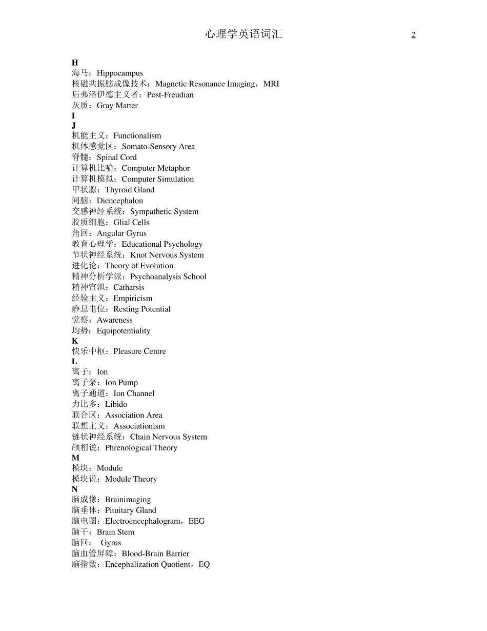 心理学英语词汇_第2页