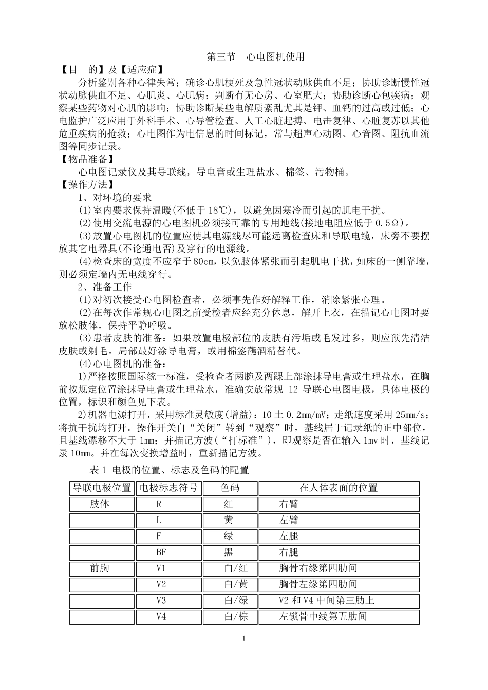 心电图机使用_第1页