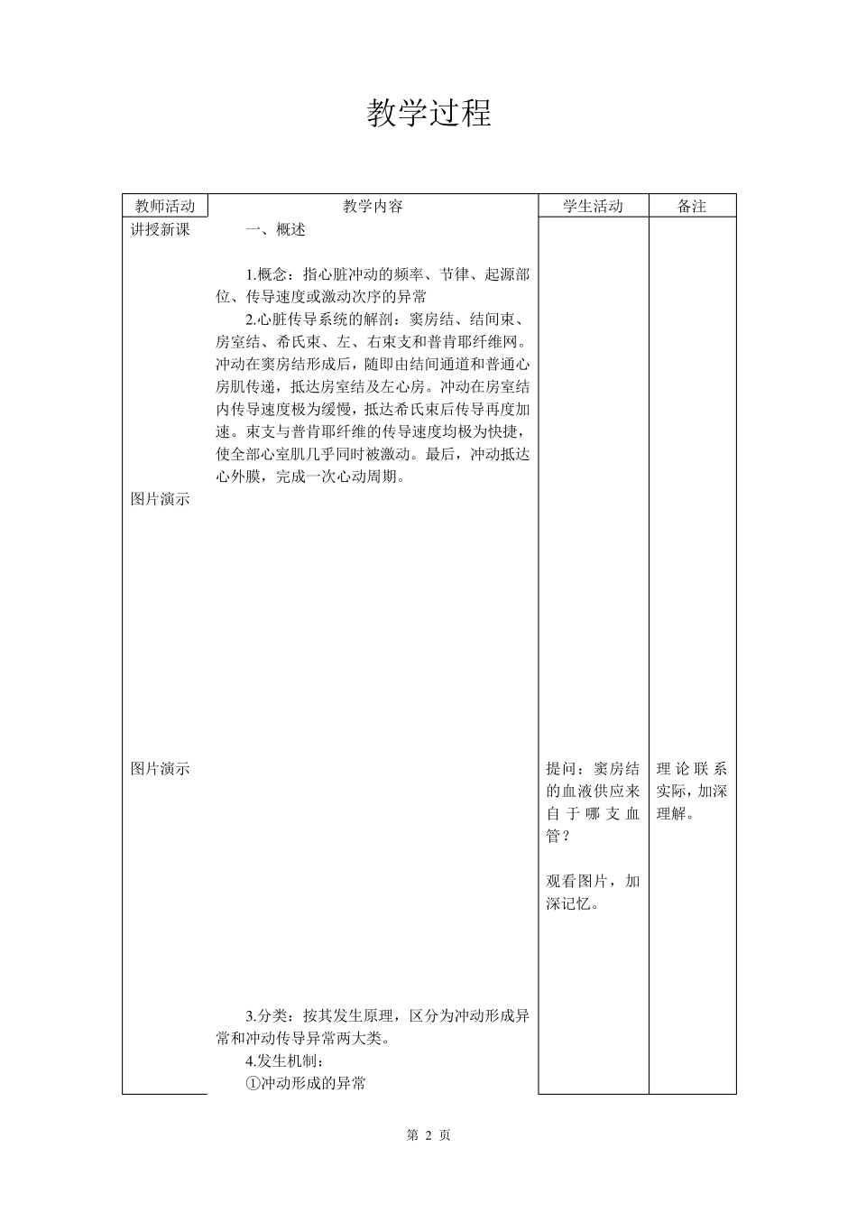 心血管内科(心内科)_见习教案_4_心律失常_第2页