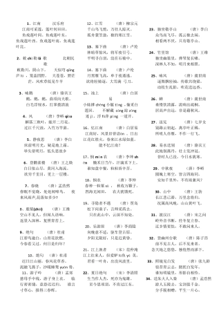 必背古诗300首免费下载打印版,