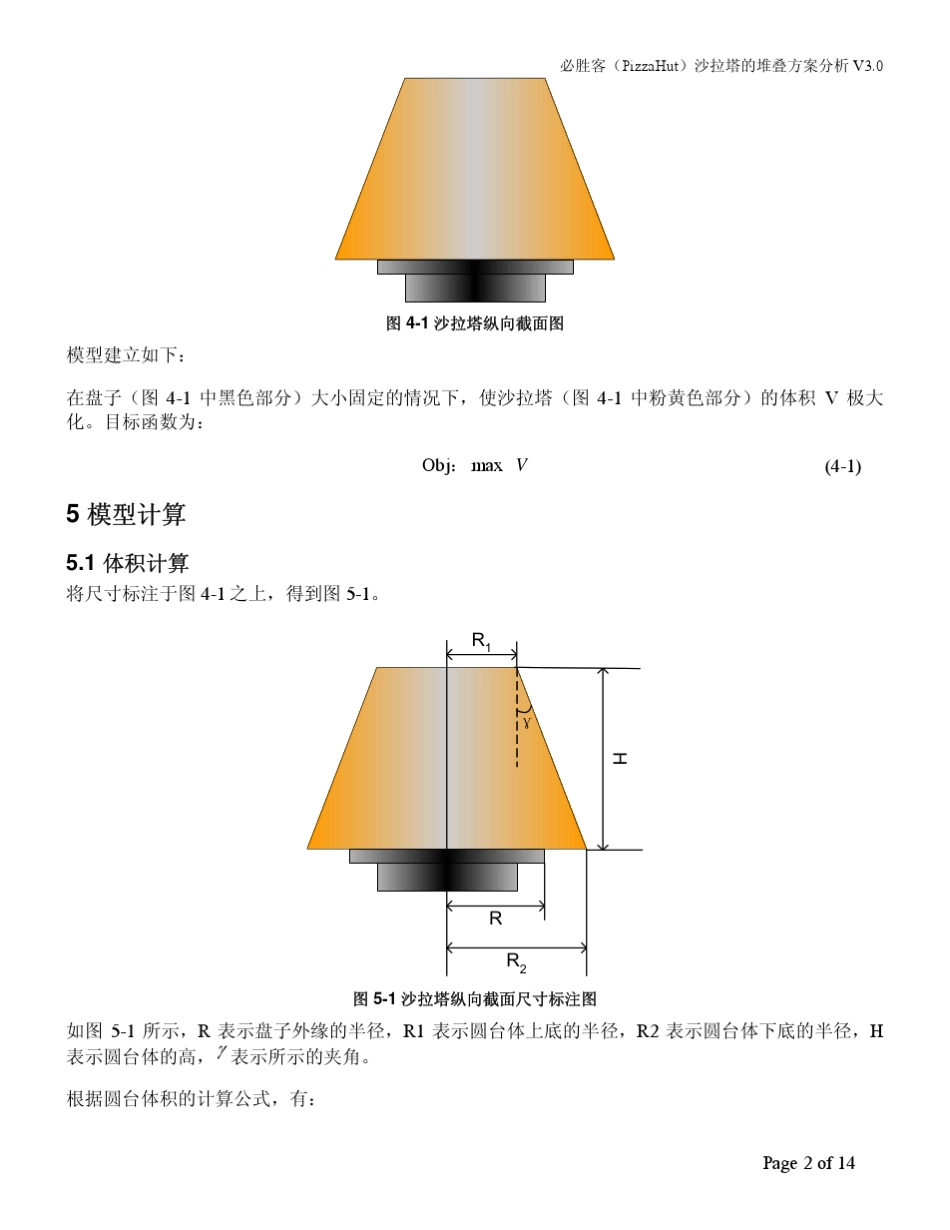 必胜客沙拉塔堆叠方案分析_第2页