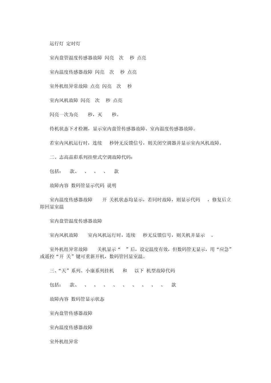 志高空调故障代码及常识_第2页