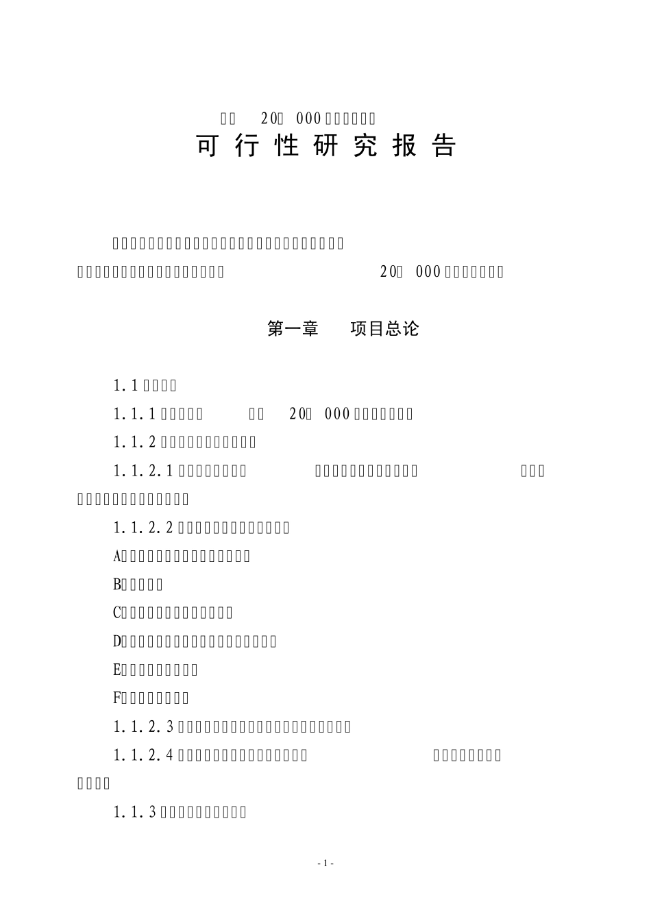 忠华矿业铁精粉项目可研_第1页