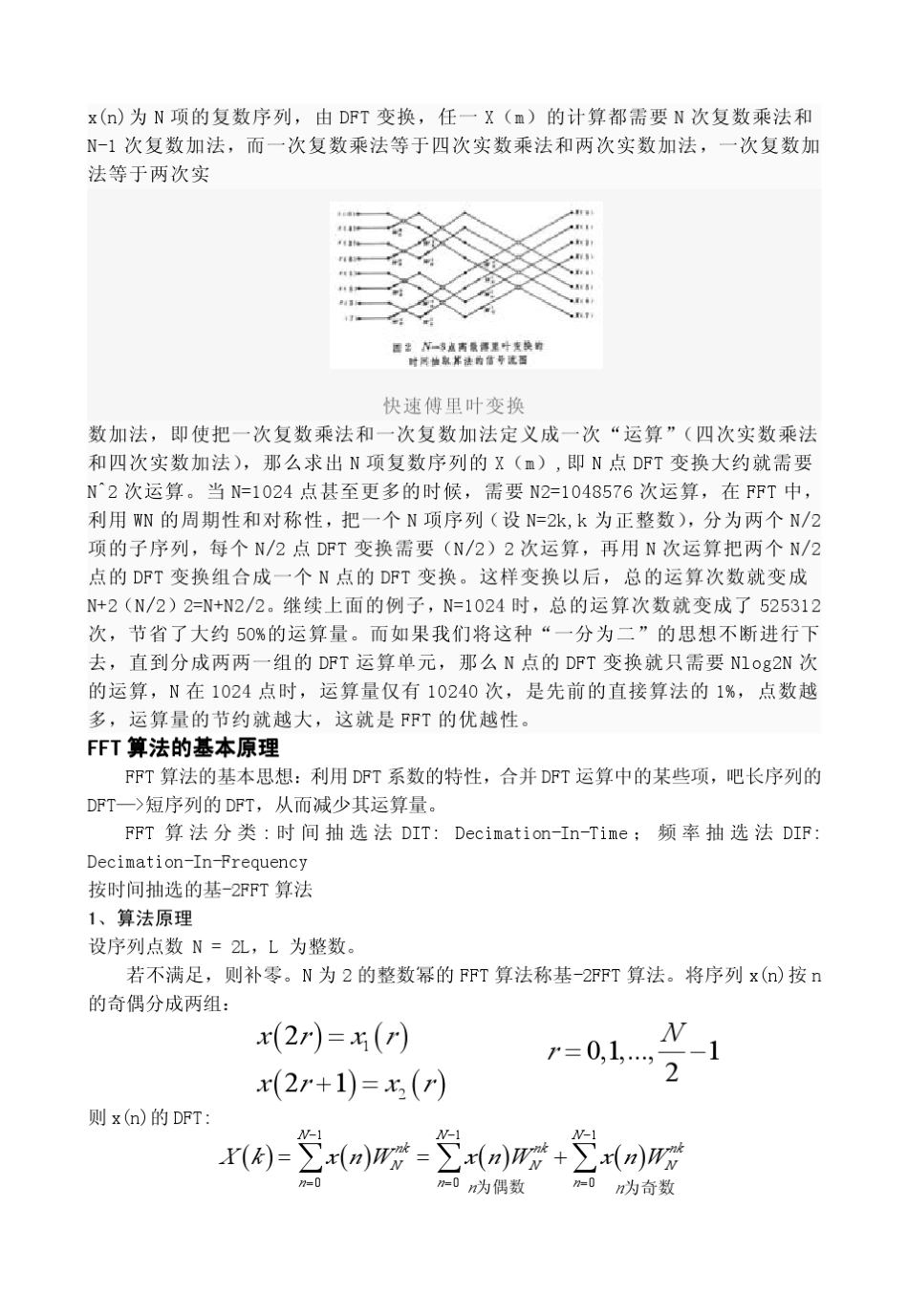 快速傅里叶变换FFT的C语言实现及应用_第2页
