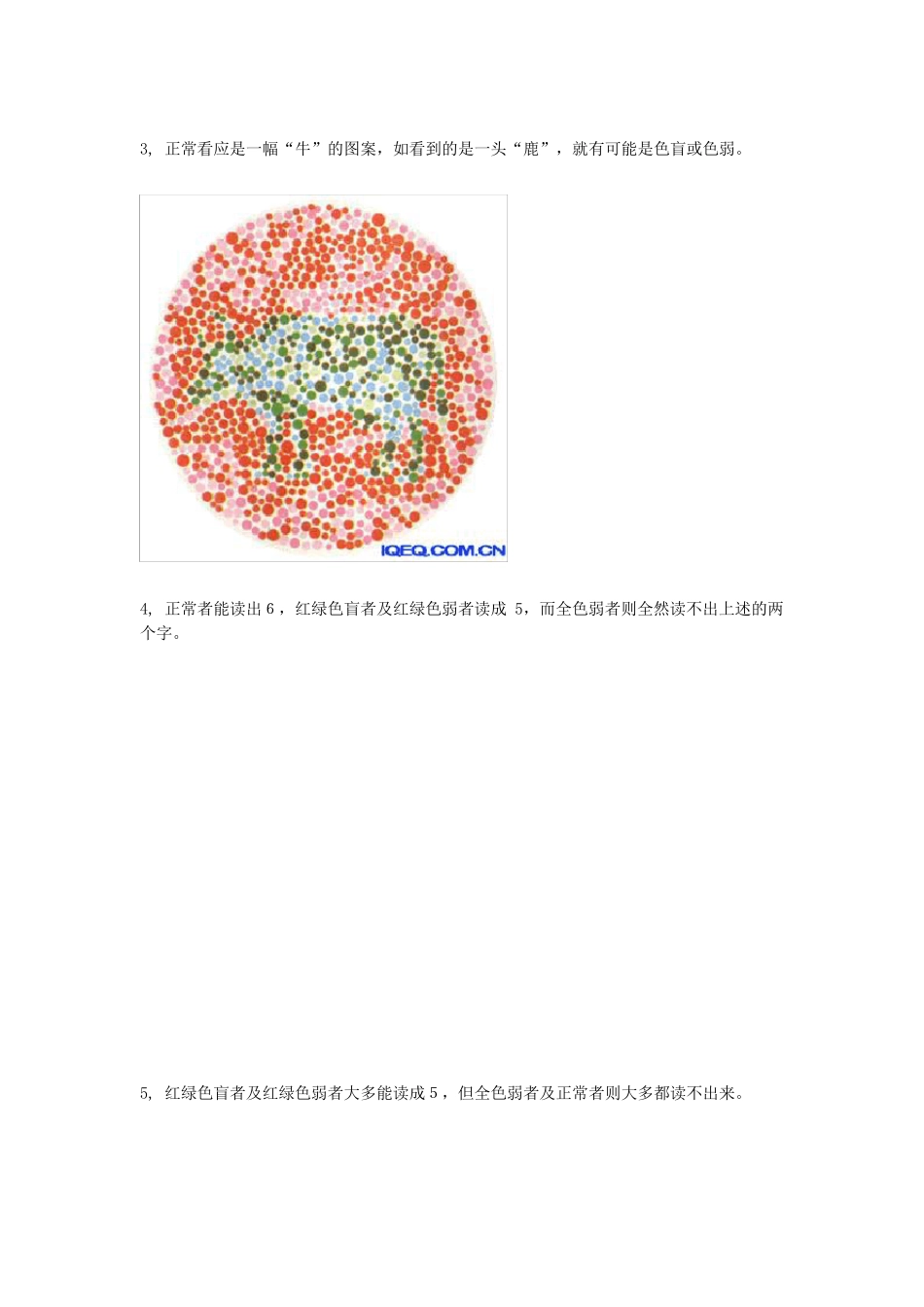 快速色盲、色弱测试检查图_第2页