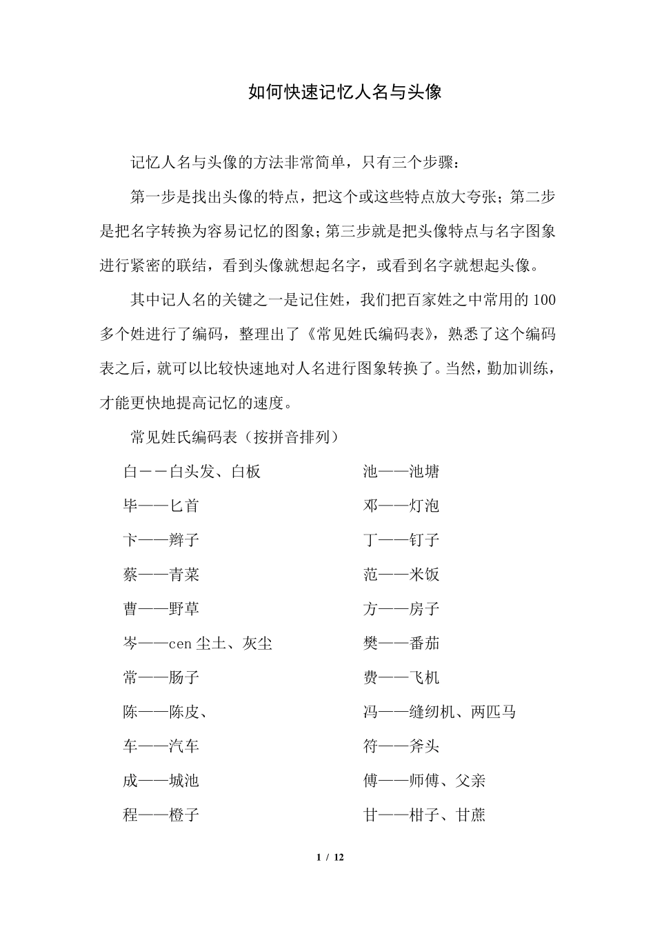 快速记忆人名_第1页