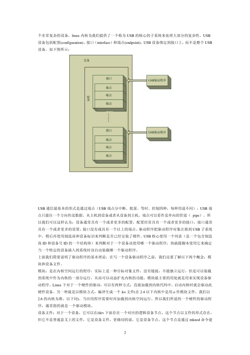 怎样写Linux下的USB设备驱动程序_第2页