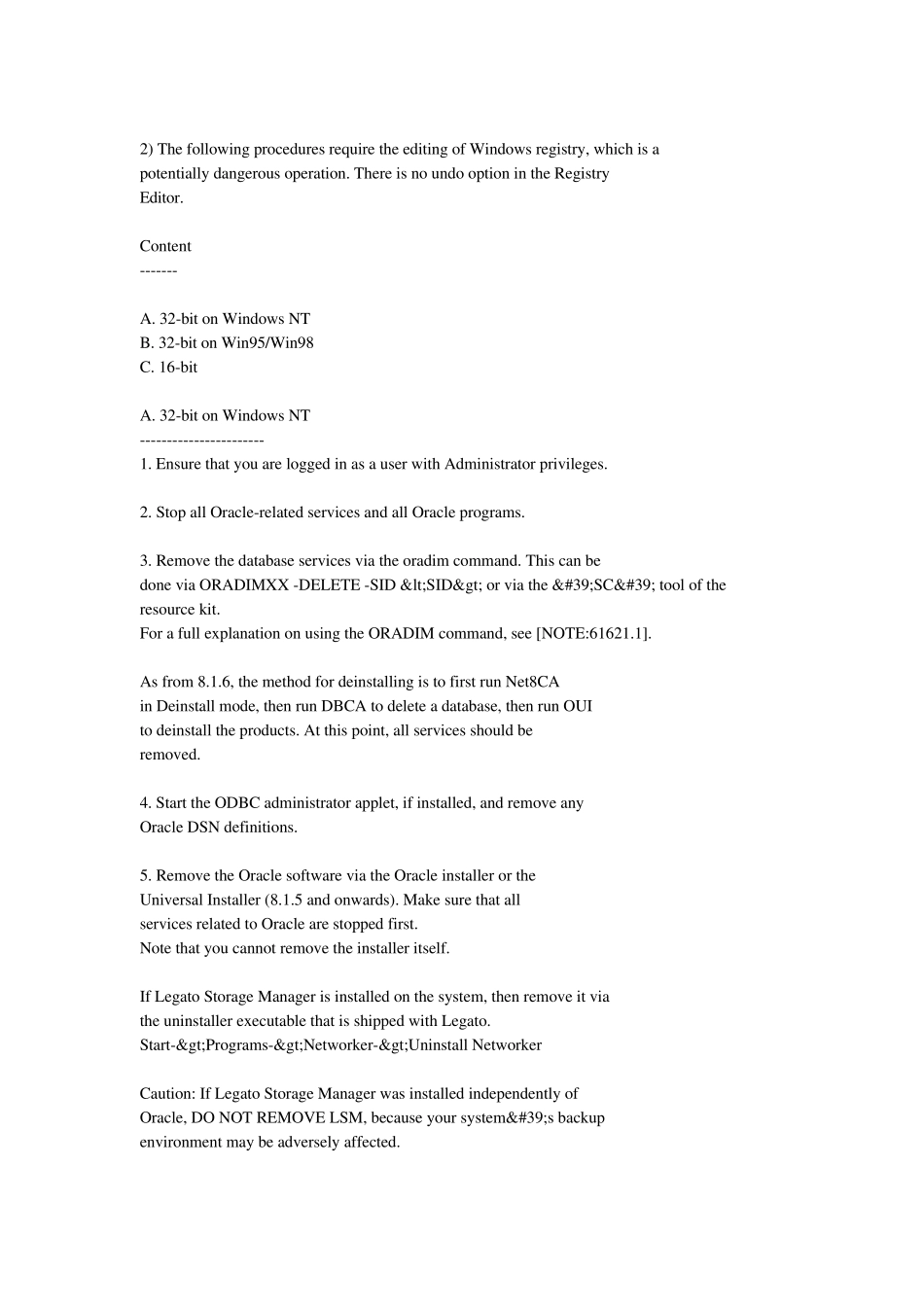 怎样卸载oracle_第2页