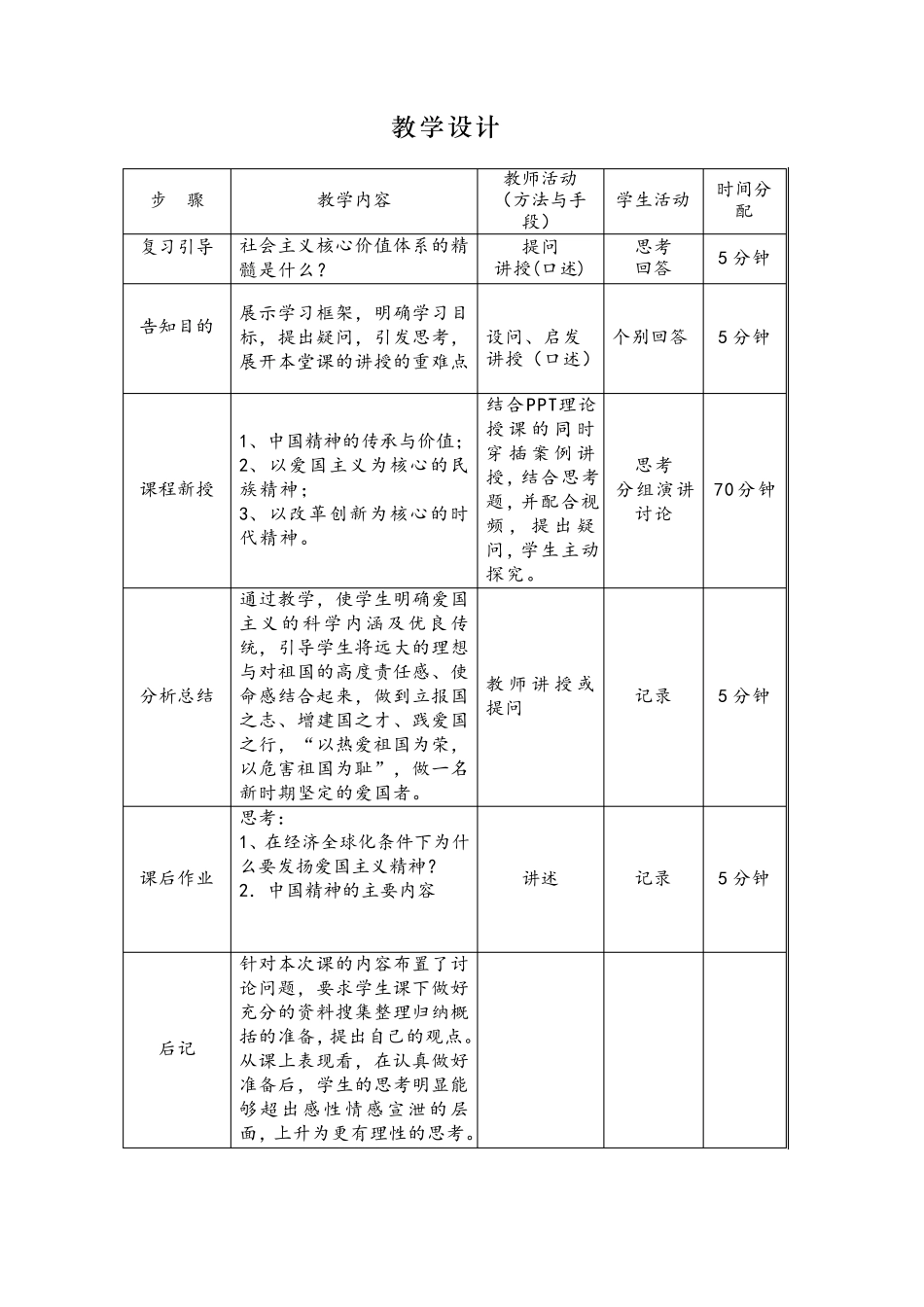 思修第二章中国精神传承教案_第3页