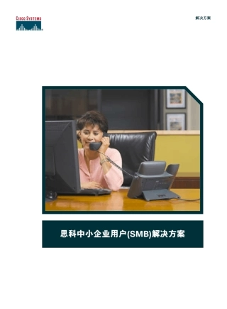 思科中小企业(SMB)解决方案