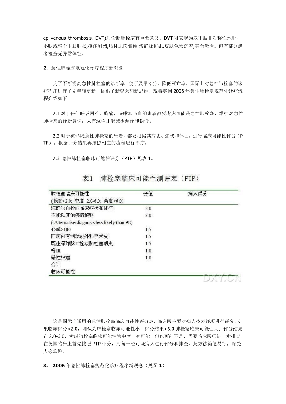 急性肺栓塞的规范化诊断与治疗_第2页