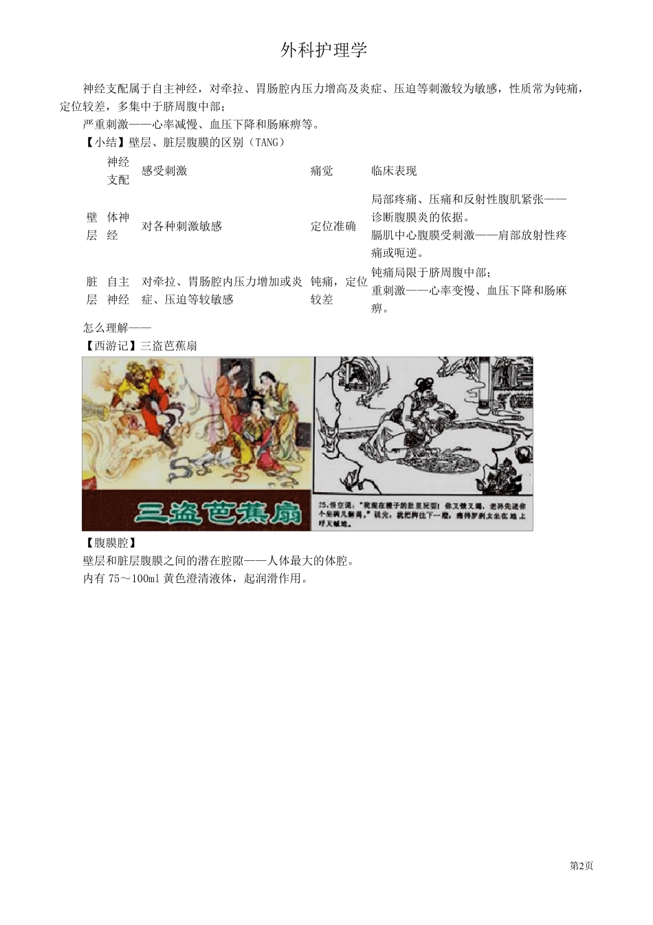 急性腹膜炎病人的护理_第2页