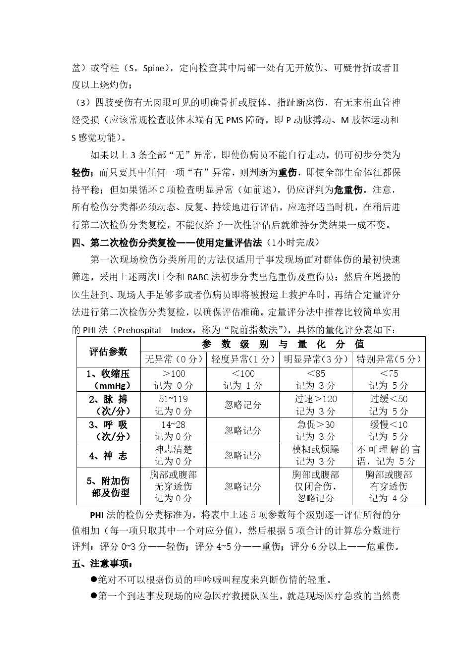 急救技能竞赛操作指引与评分细则表_第3页