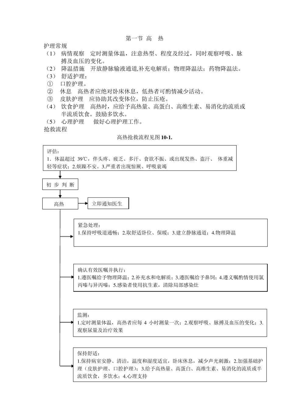 急诊科各种常见疾病的抢救流程_第1页