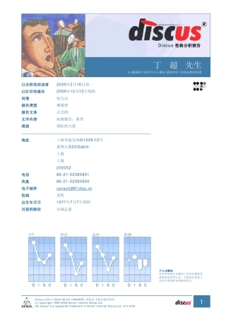 性格分析报告