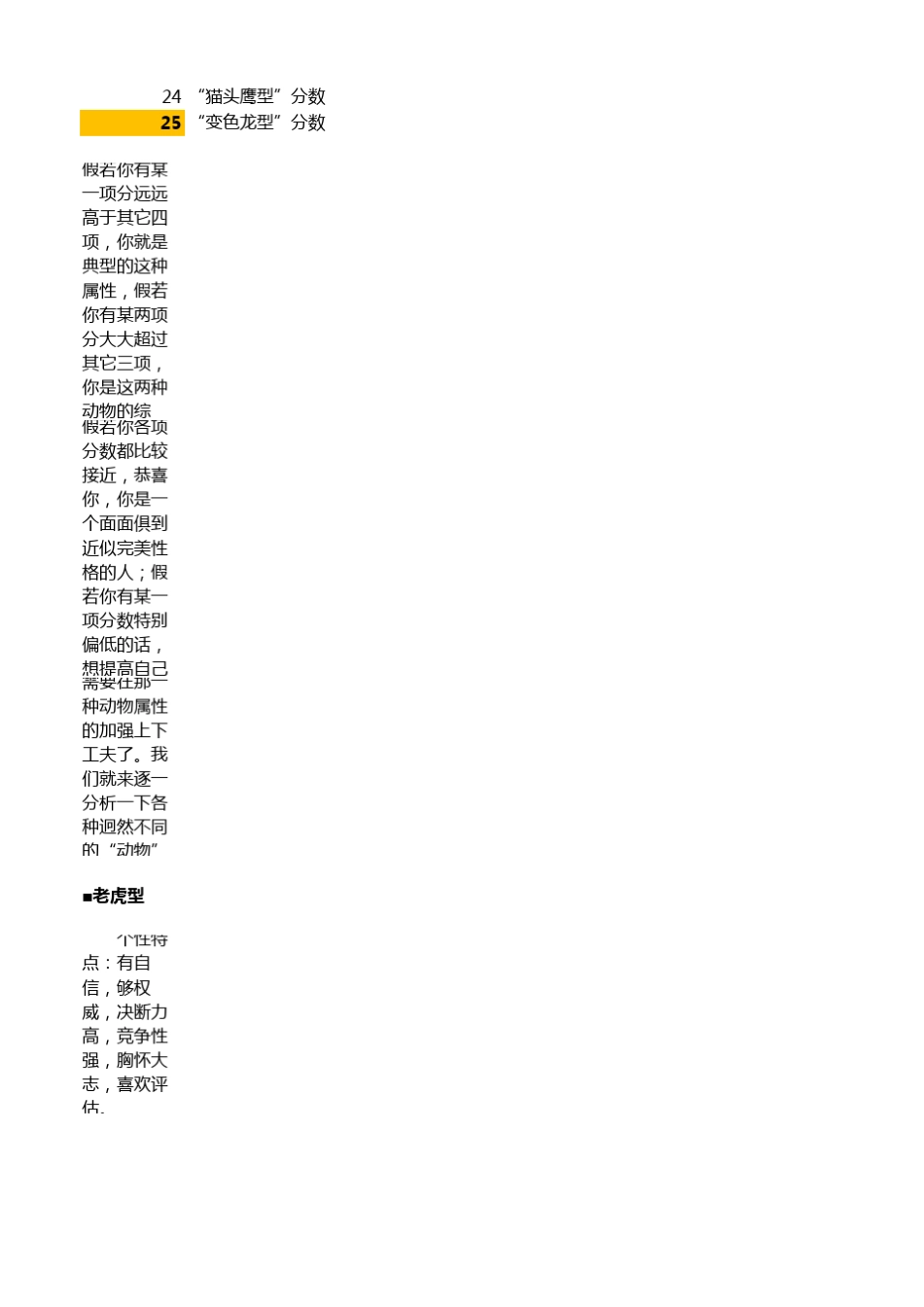 性格测试你是老虎、孔雀、考拉还是猫头鹰、变色龙_第2页