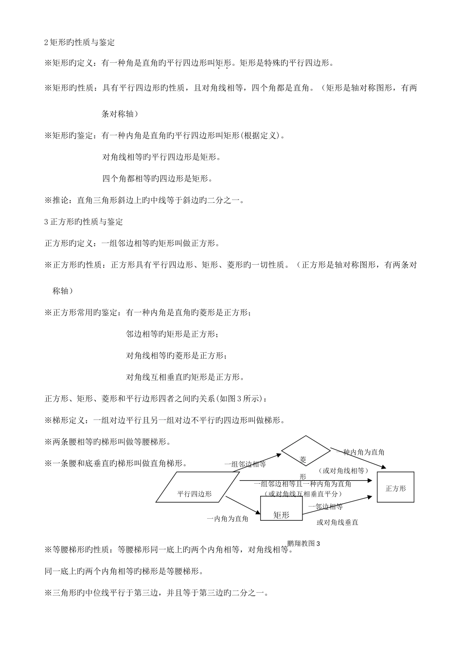 2025年新版九年级数学上册知识点归纳北师大版_第2页