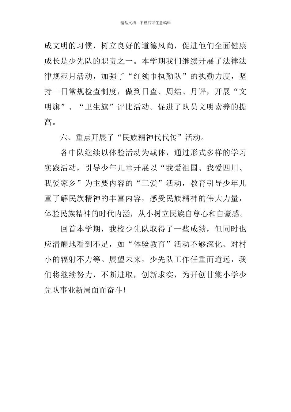 中心小学少先队工作总结_第3页