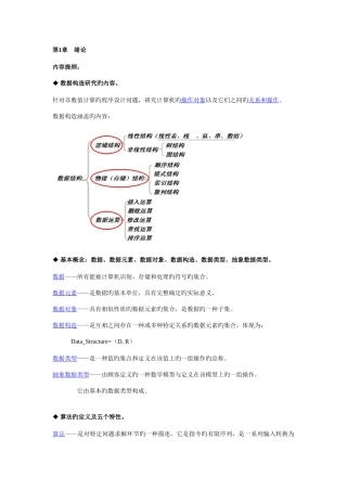 2025年数据结构知识点全面总结精华版