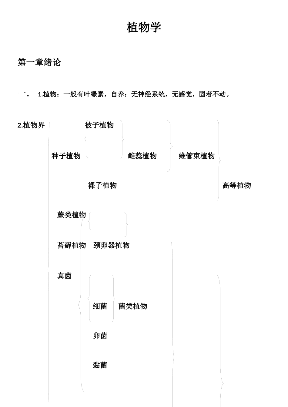 2025年植物学知识点总结_第1页