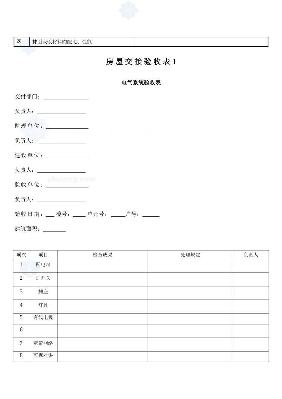 2025年物业承接验收全套表格_第2页