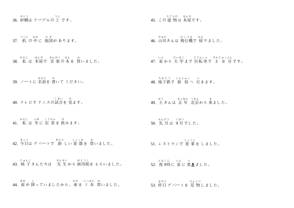 2025年江苏英语自学考试日语27016单词汇总_第3页