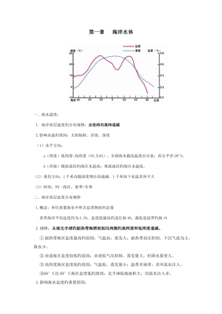 2025年海洋地理知识点汇总