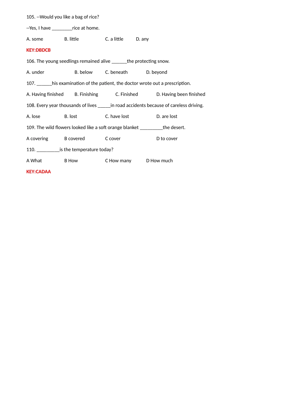 2025年电大英语词汇与结构必考题_第3页