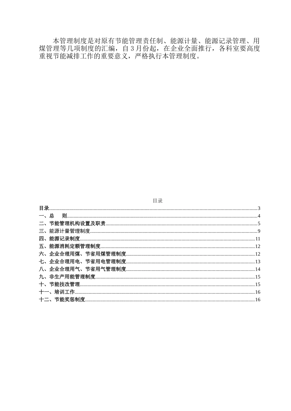 2025年化工企业新材料有限公司节能管理制度全套_第2页