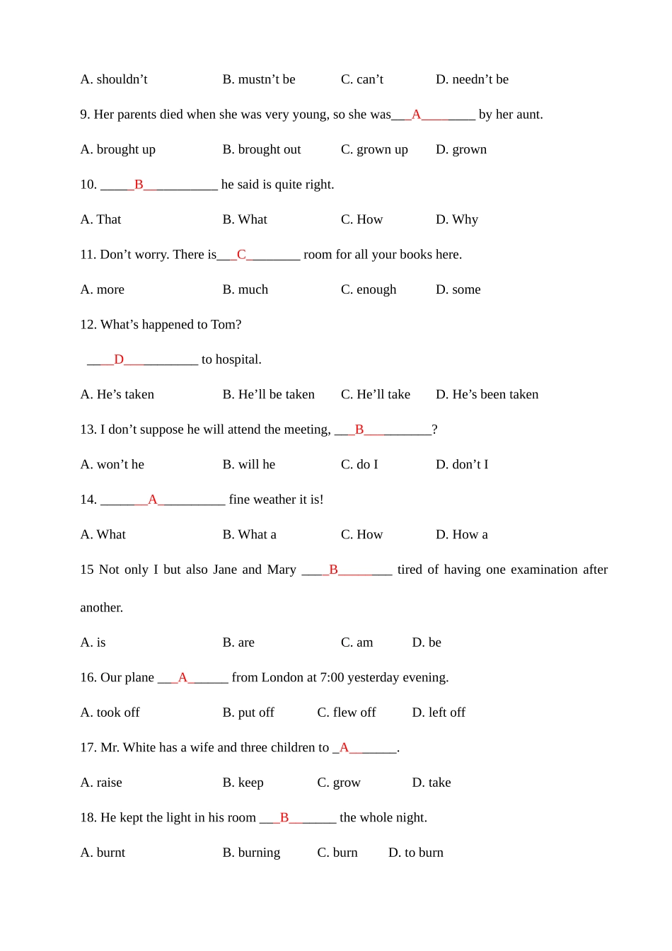 2025年开放英语形成性考核册及答案_第3页