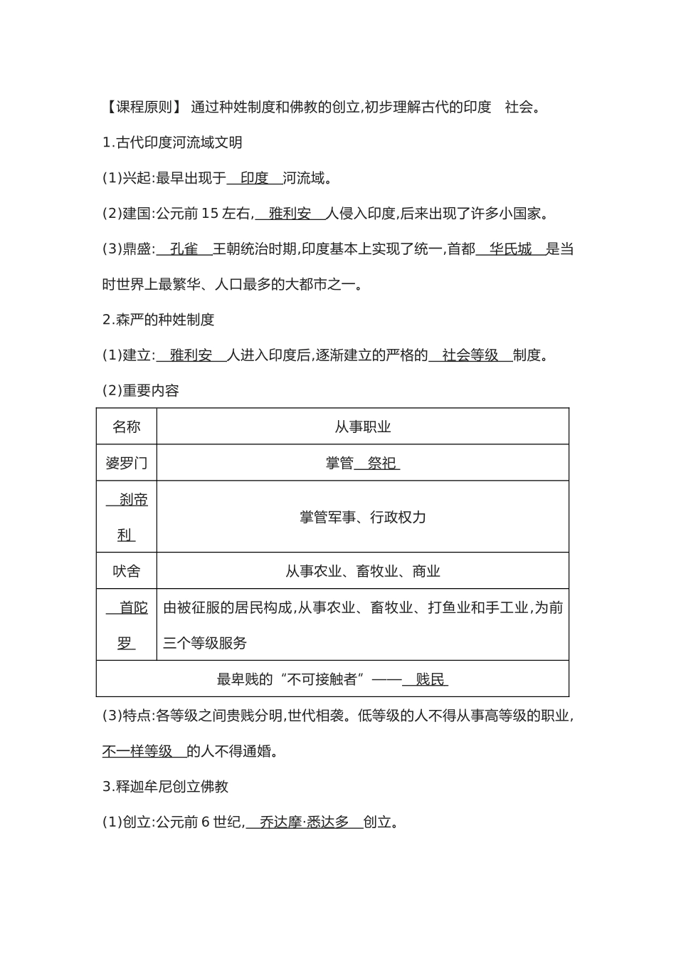 2025年部编人教版九级上历史知识点总结梳理_第3页