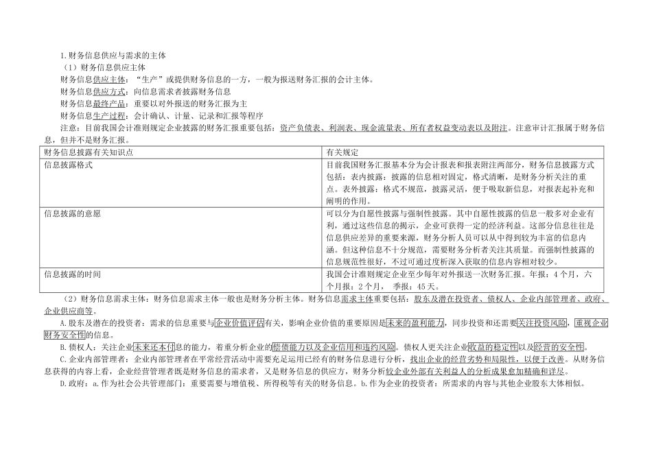2025年财务分析概论知识点串讲_第3页