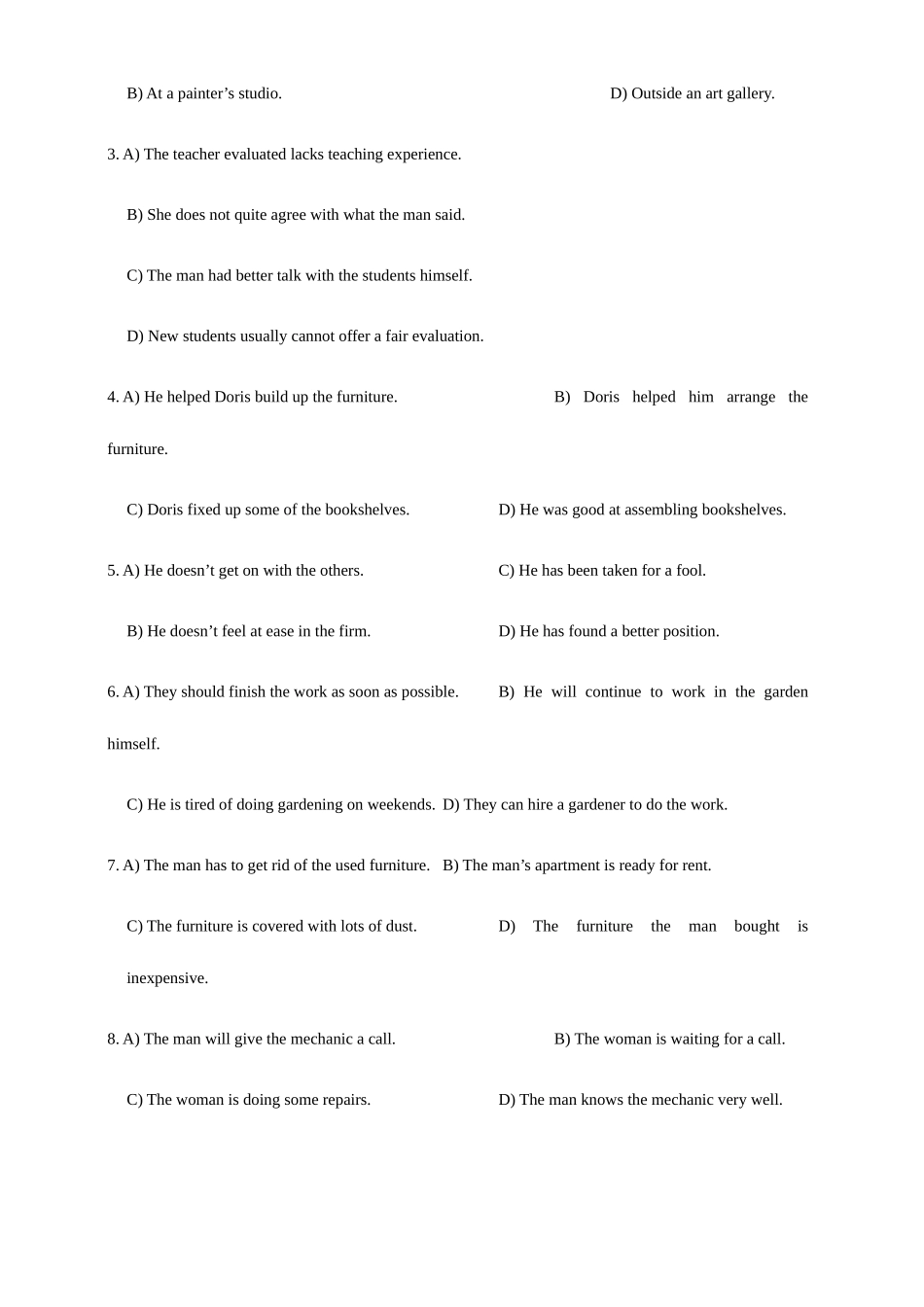 2025年6月英语四级真题及答案解析_第2页