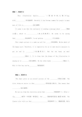 2025年成考英语作文万能模板全汇总