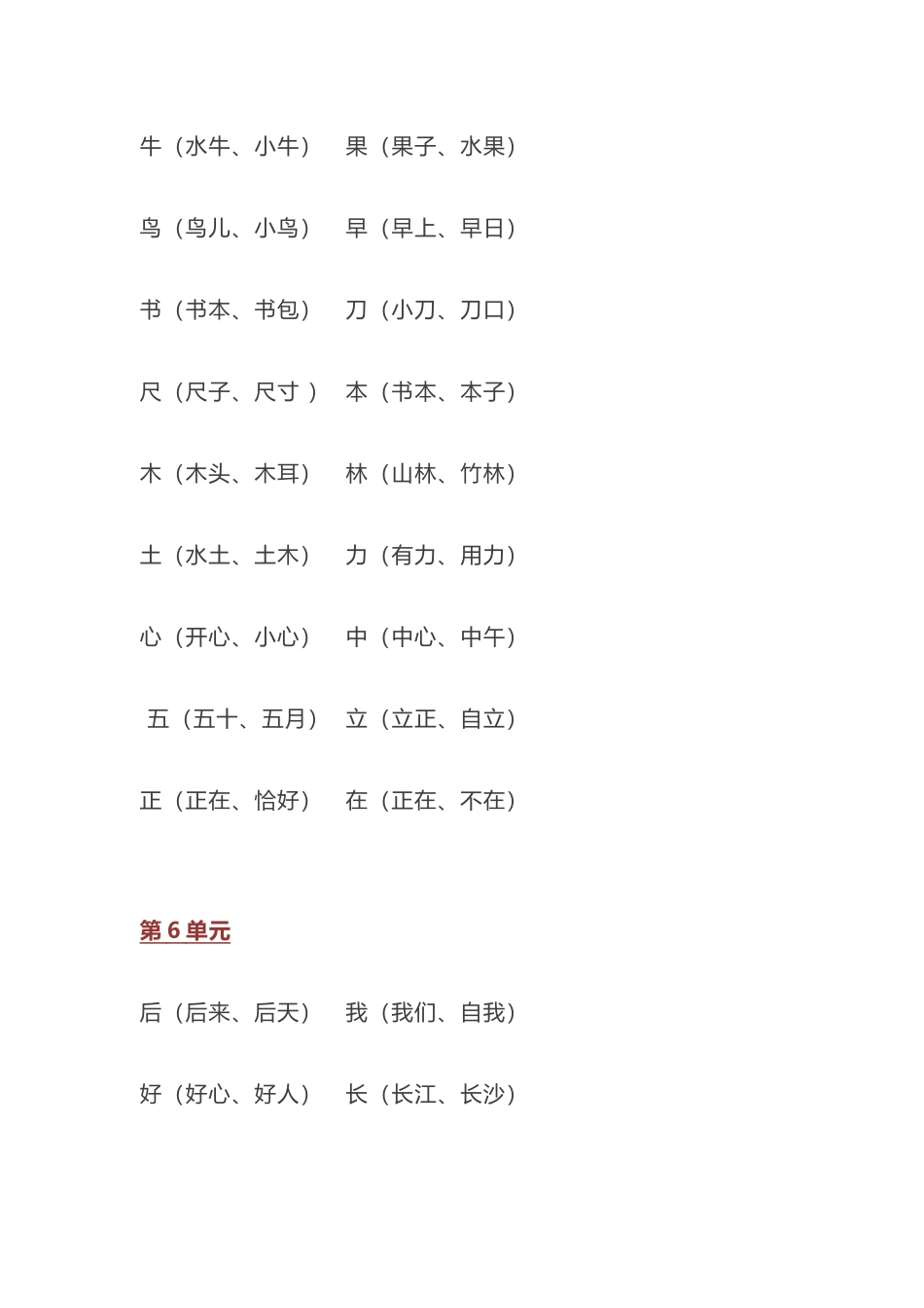 2025年小学一年级语文全部知识点汇总_第3页
