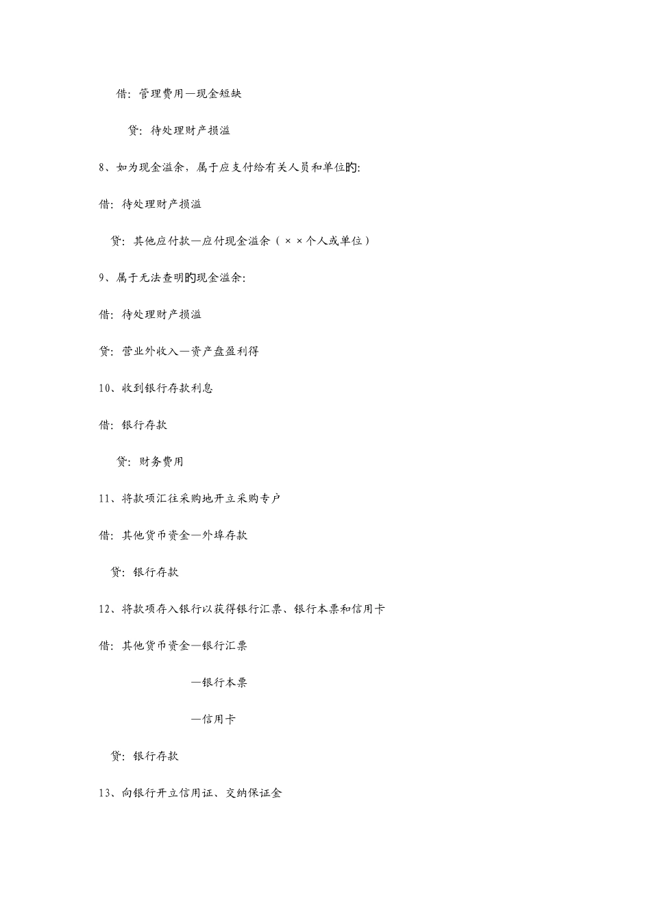 2025年自考企业会计学复习资料汇总主要会计分录大全_第2页
