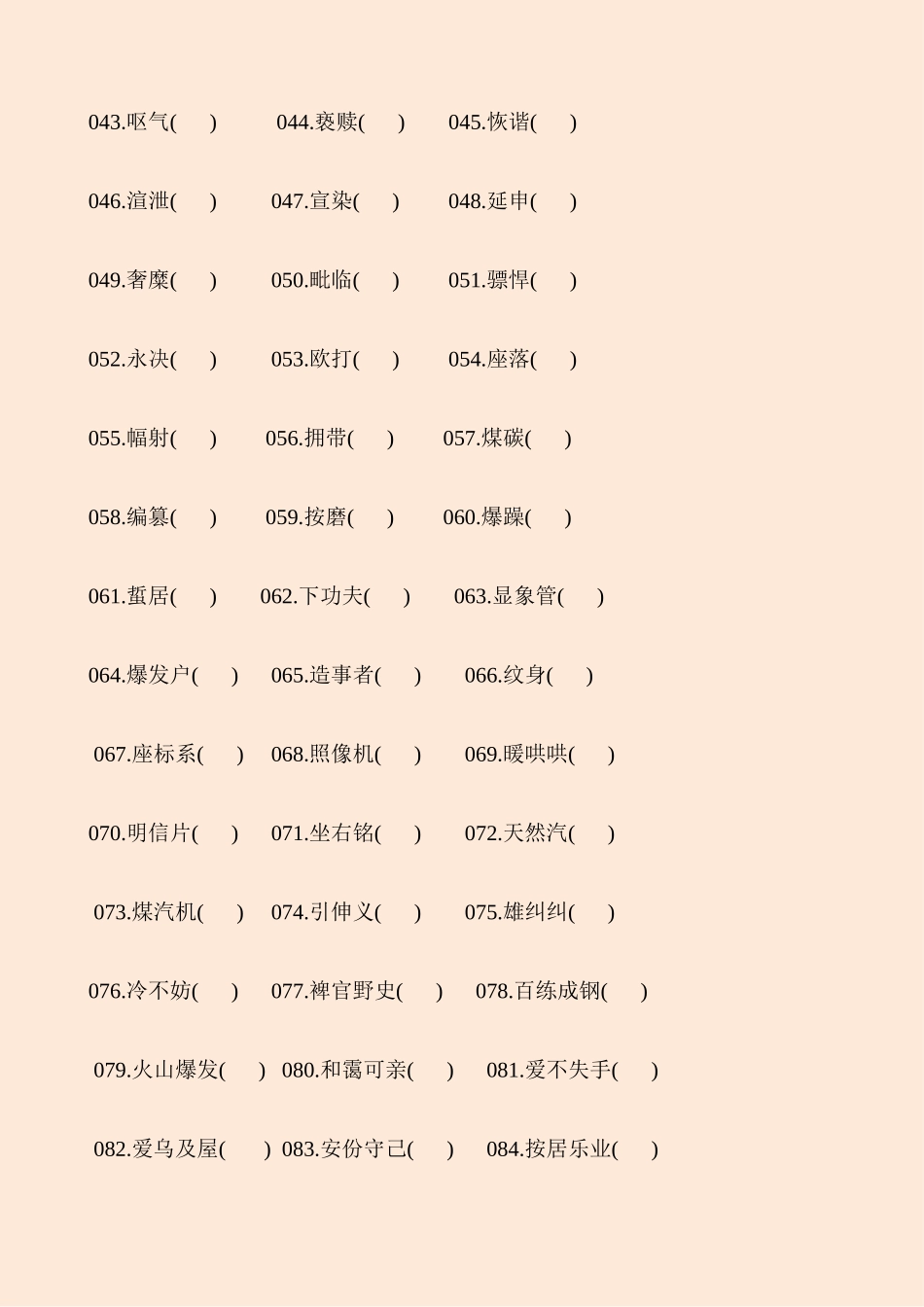 2025年小升初语文总复习之易错字汇总答案附后_第2页