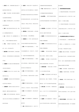 2025年自考计算机组成原理总复习资料