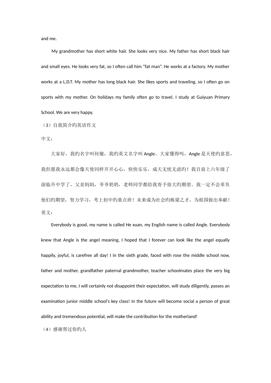 2025年小升初英语作文范文_第2页