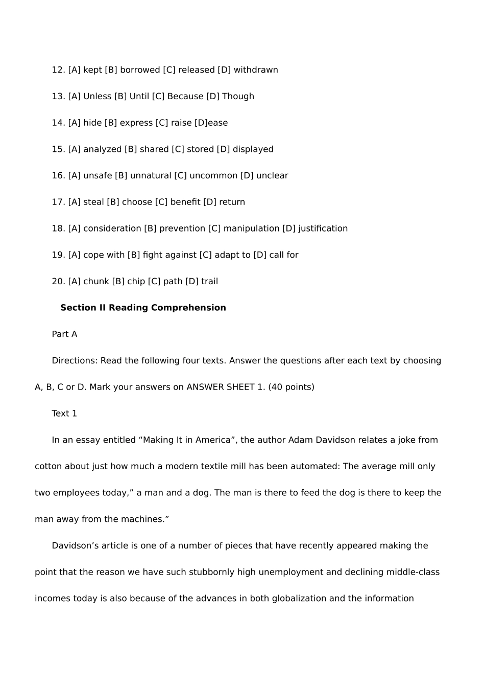 2025年研究生入学考试考研英语真题_第3页