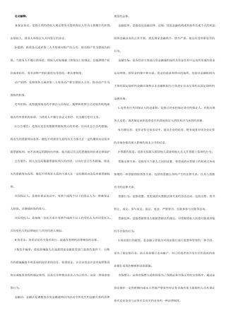 2025年电大1049金融法规题库排序