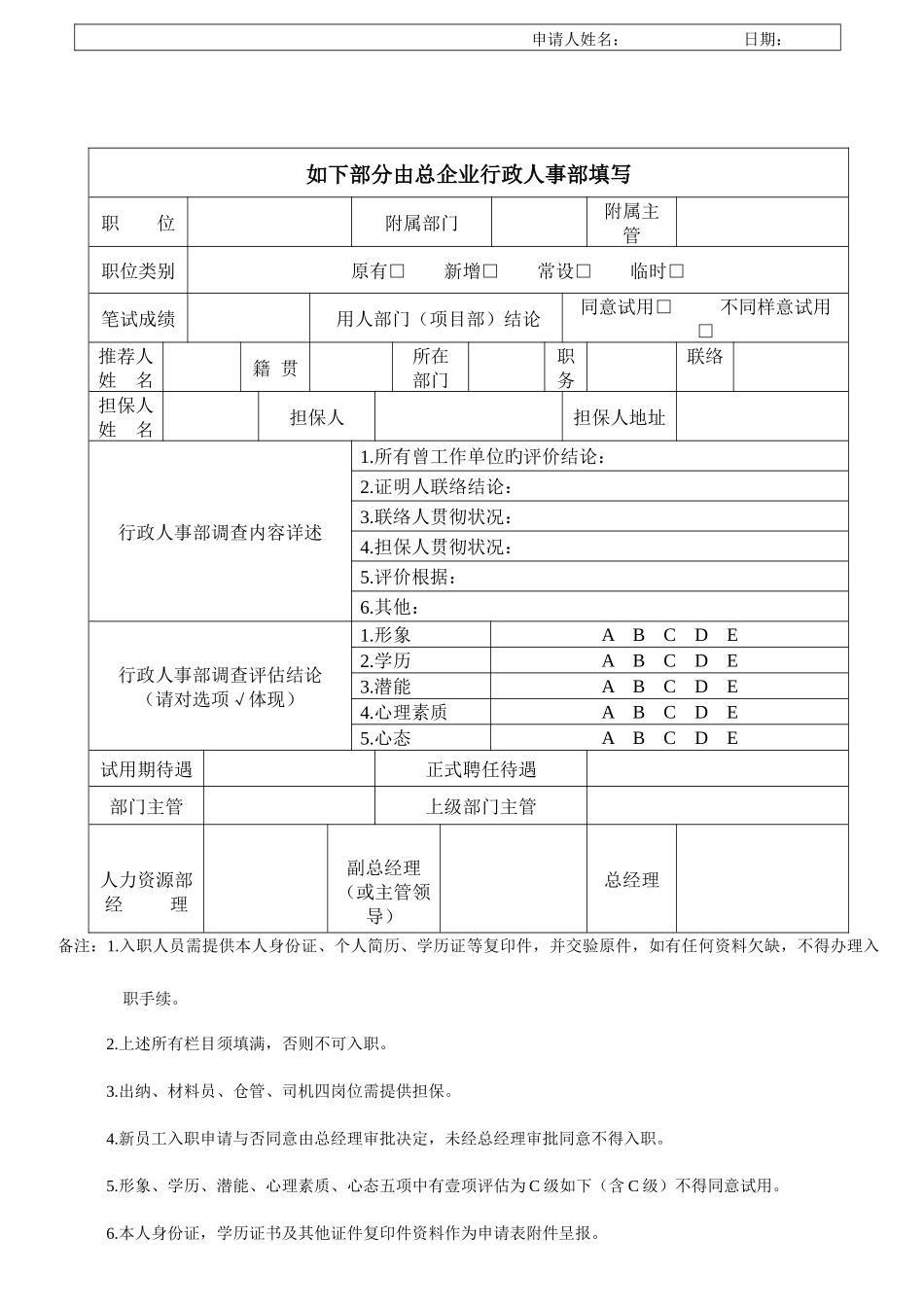 2025年行政全套表格培训资料_第2页