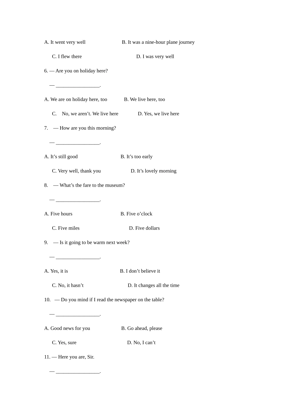 2025年英语II宁波电大期末复习补充资料_第2页