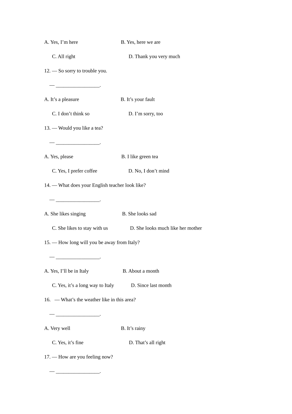2025年英语II宁波电大期末复习补充资料_第3页