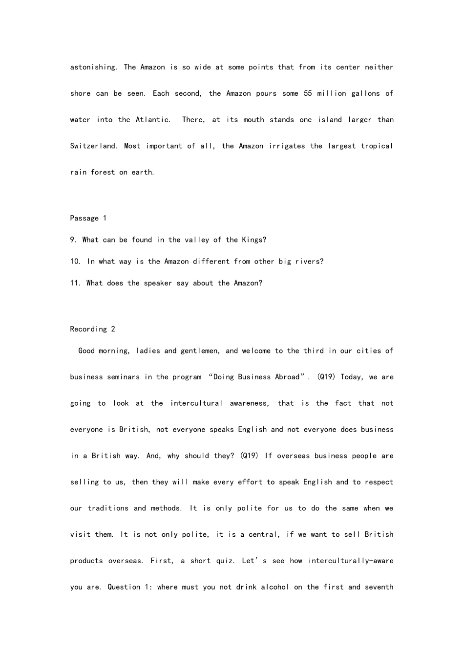 2025年英语六级真题及答案解析三套_第2页