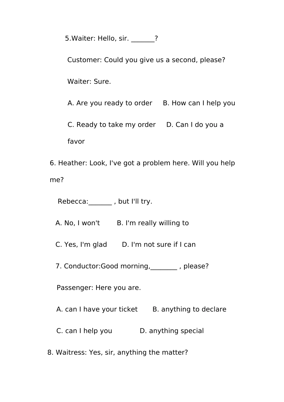 2025年广东省学士学位英语考试试卷及答案_第3页